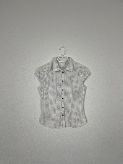 Vintage Y2K 2000s cotton polka dot shirt