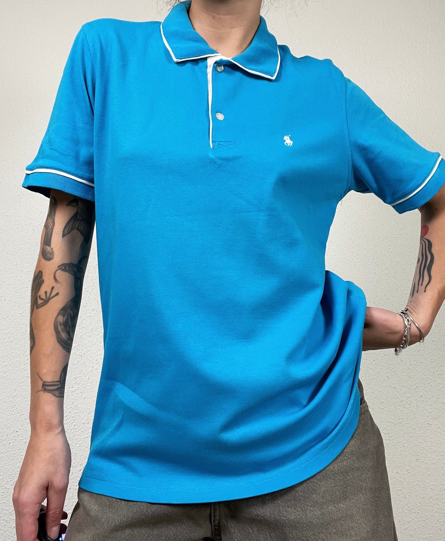 Vintage blue Ralph Lauren polo shirt