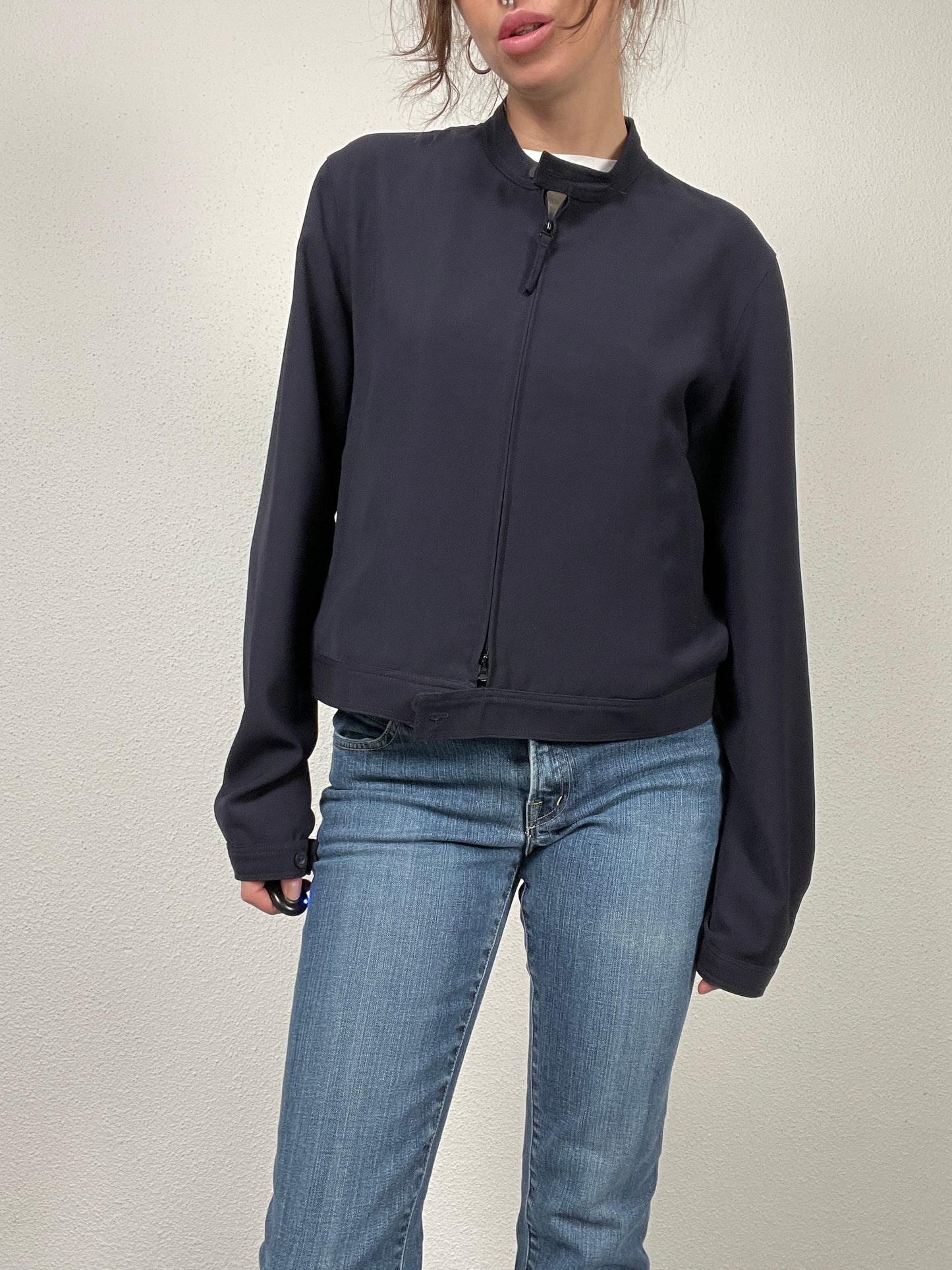 Vintage Y2K 2000s navy Ana Nonza jacket