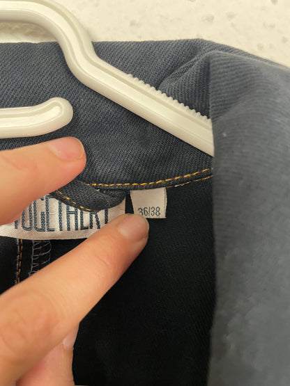 Vintage 80s Structured Denim Jacket by Together – Size 36/38