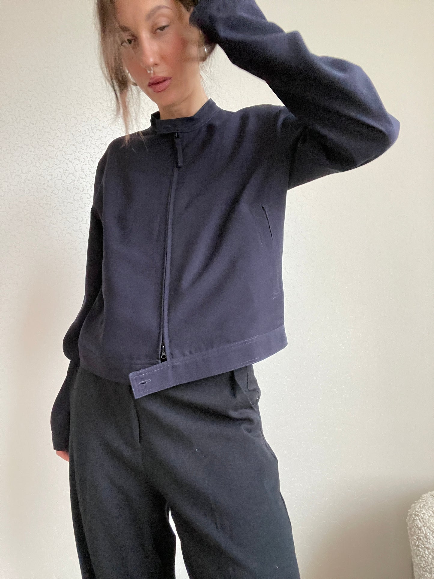 Vintage Y2K 2000s navy Ana Nonza jacket