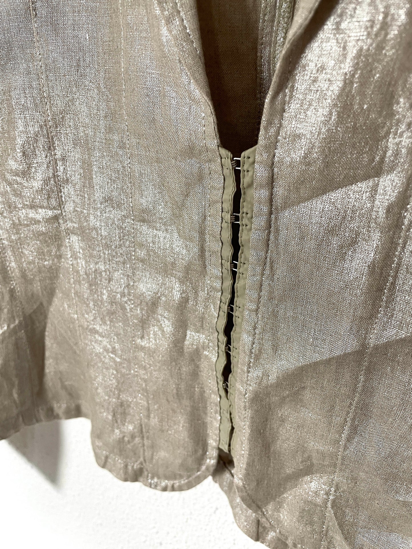 Vintage Max & Co. Shiny Linen Blouse