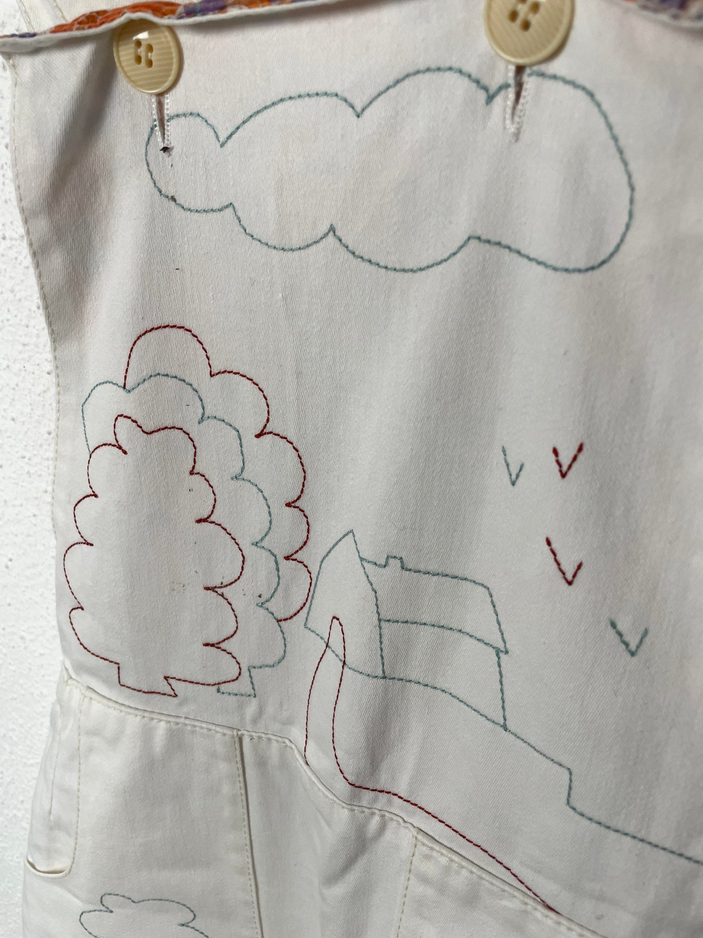 Vintage 70s Embroidered Jumpsuit