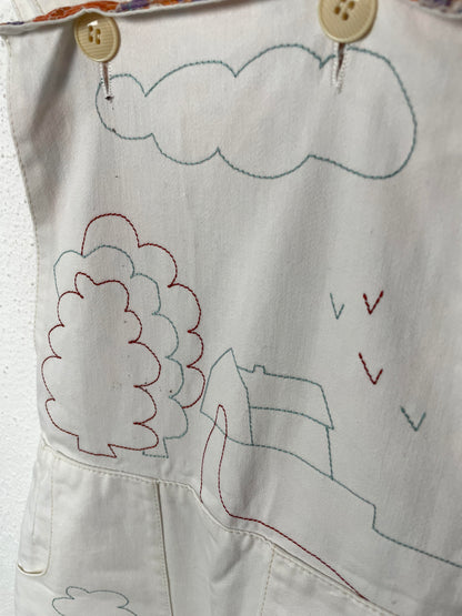 Vintage 70s Embroidered Jumpsuit