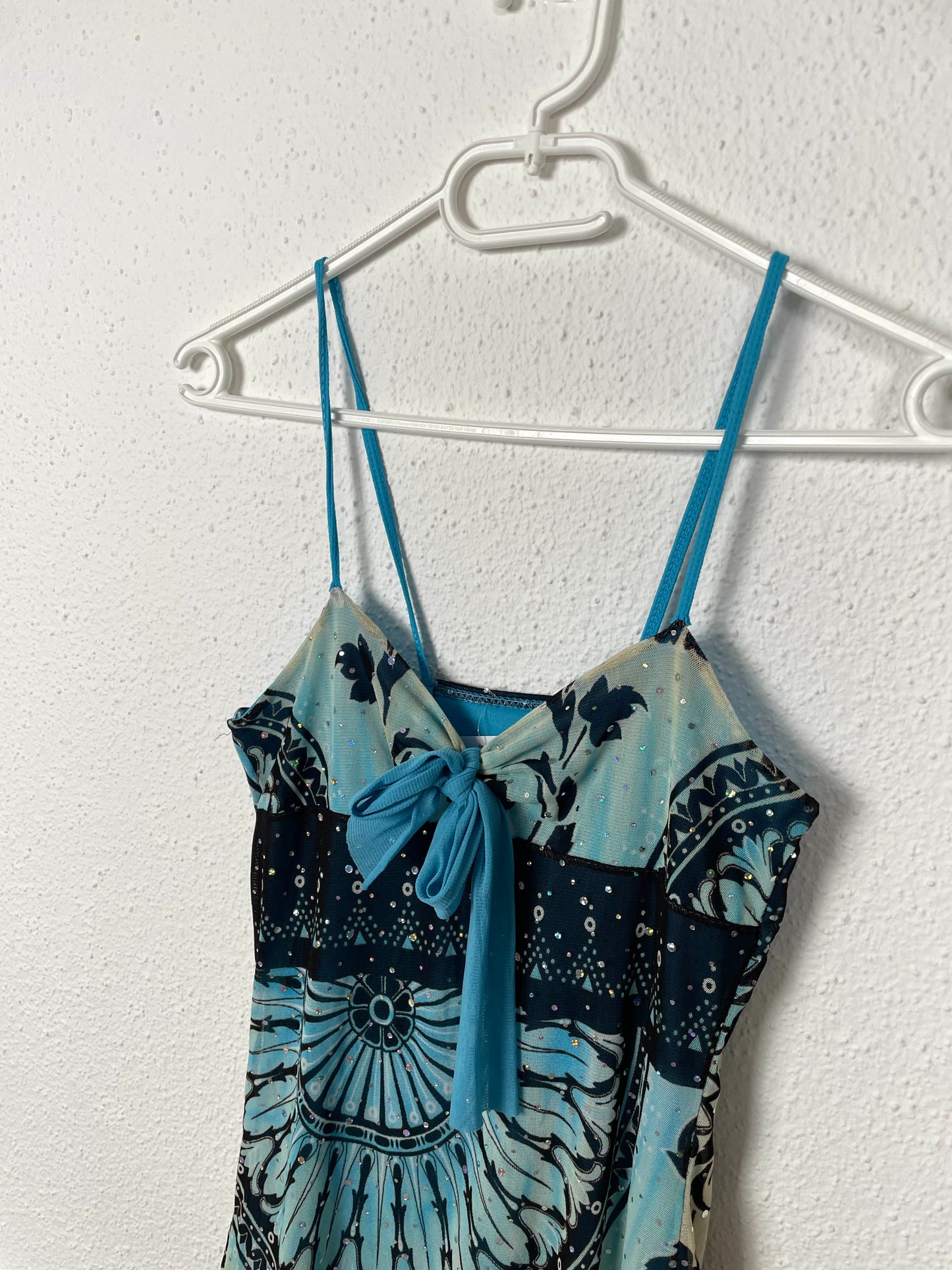 Vintage Tie-Front Dress (Early 2000s)