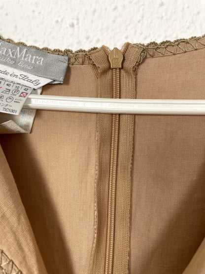 Max Mara Vintage Linen Dress