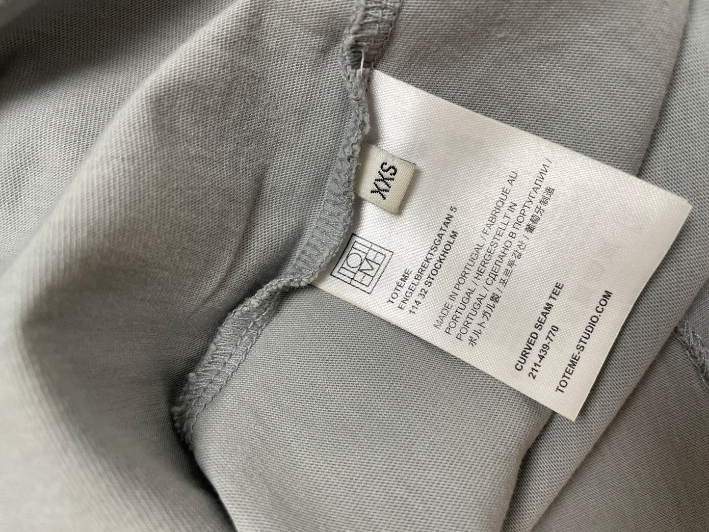 Totême Curved Seam Tee