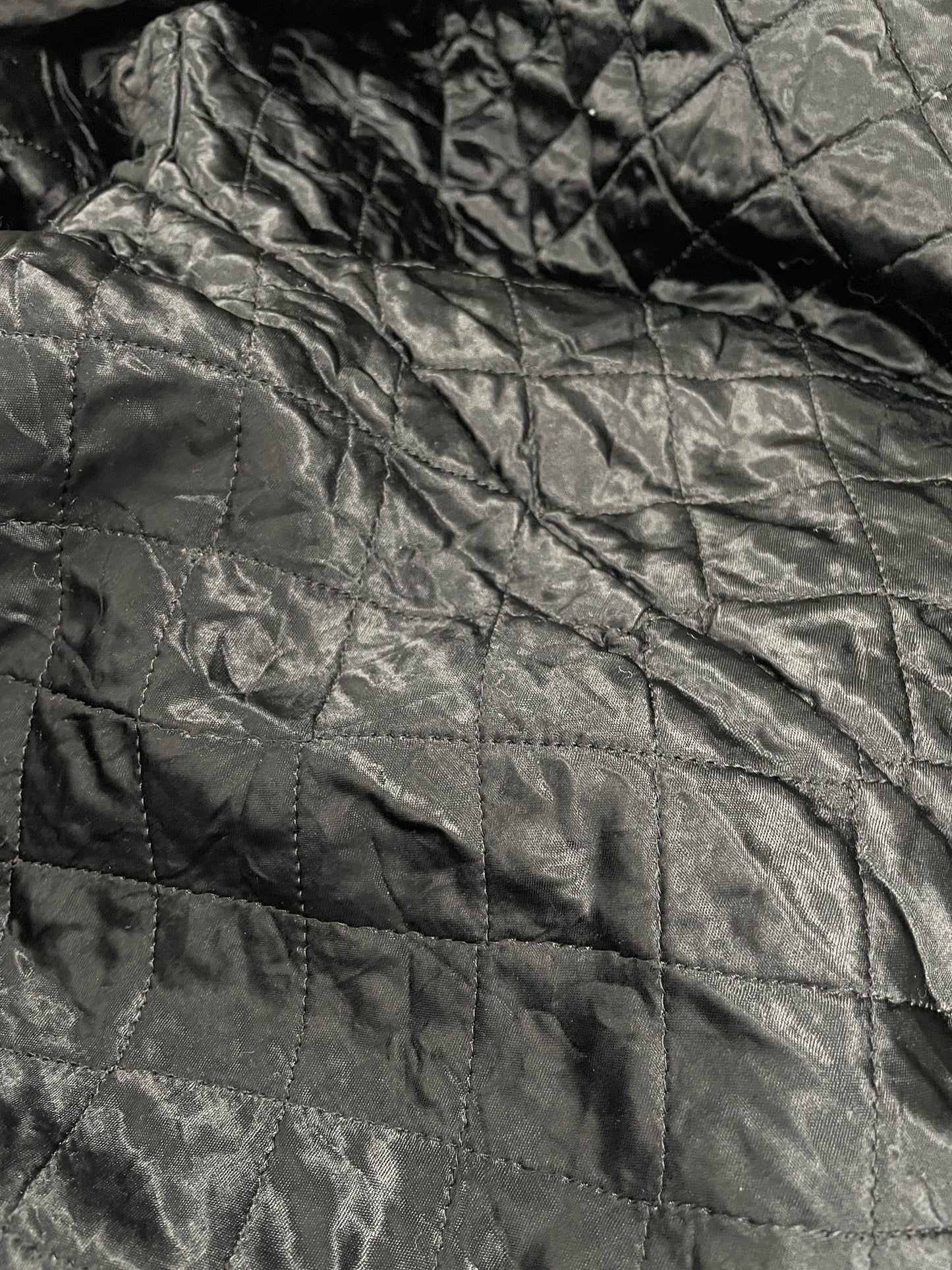 Vintage 1990s oversized black trench coat