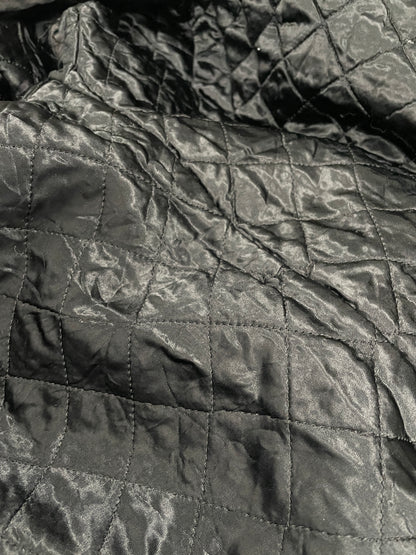 Vintage 1990s oversized black trench coat