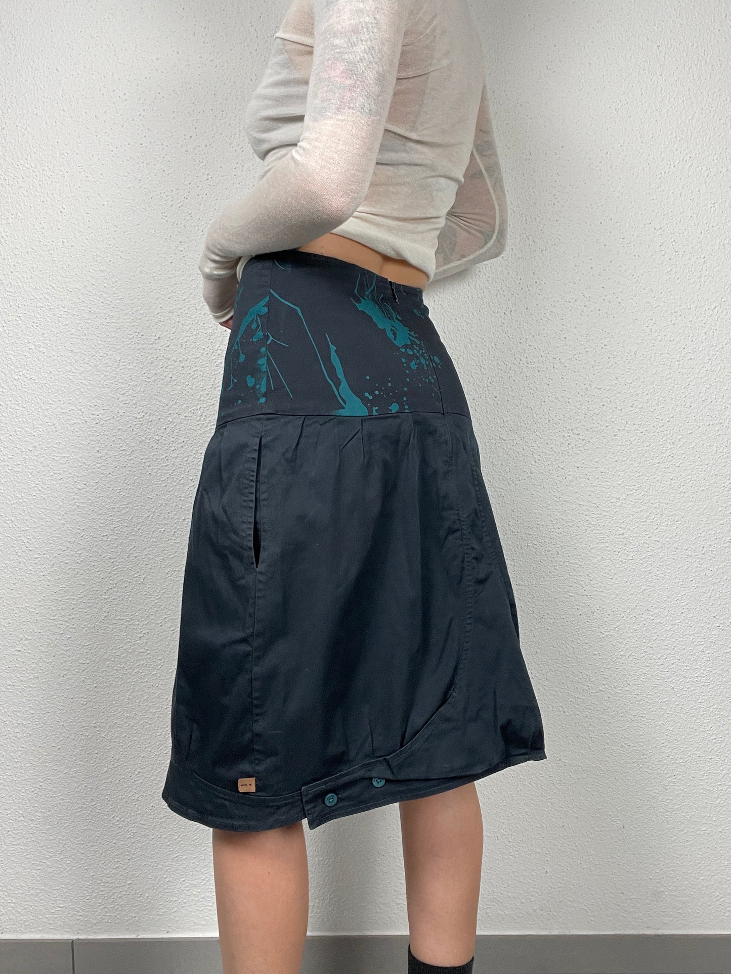 Vintage Skunkfunk graphic skirt