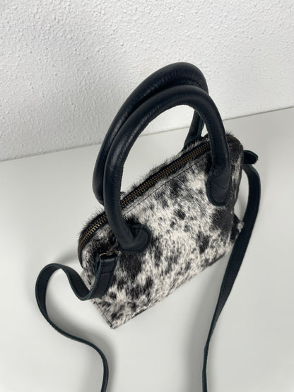 90s–Y2K vintage Italian pony-hair mini bag