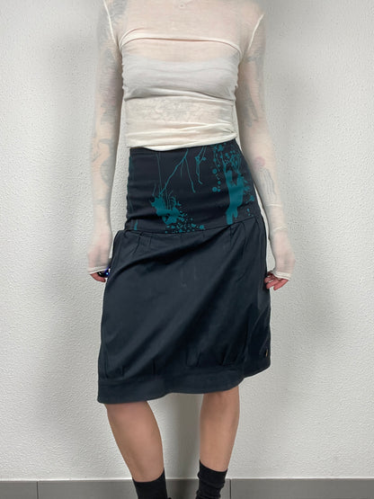 Vintage Skunkfunk graphic skirt