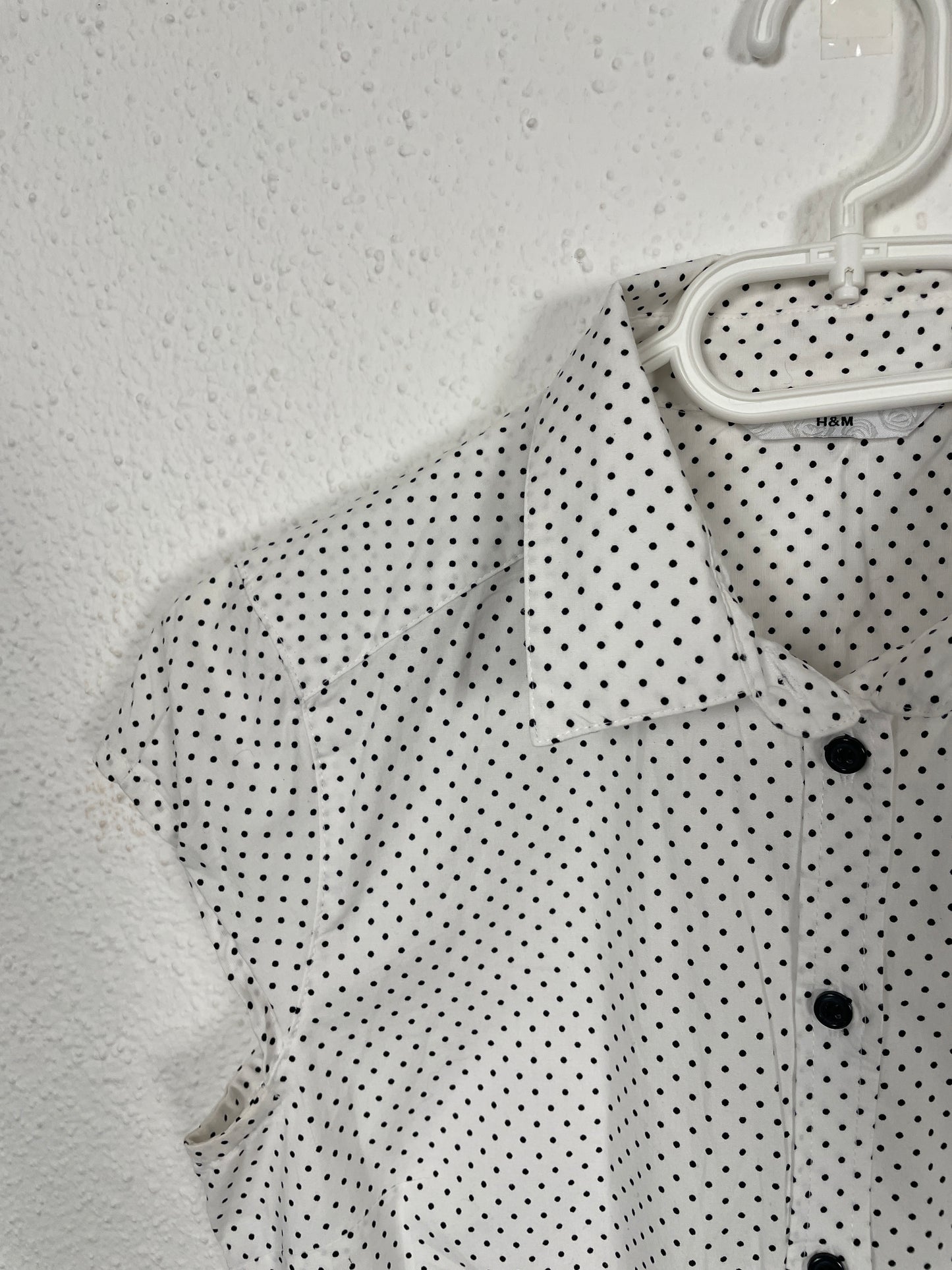 Vintage Y2K 2000s cotton polka dot shirt