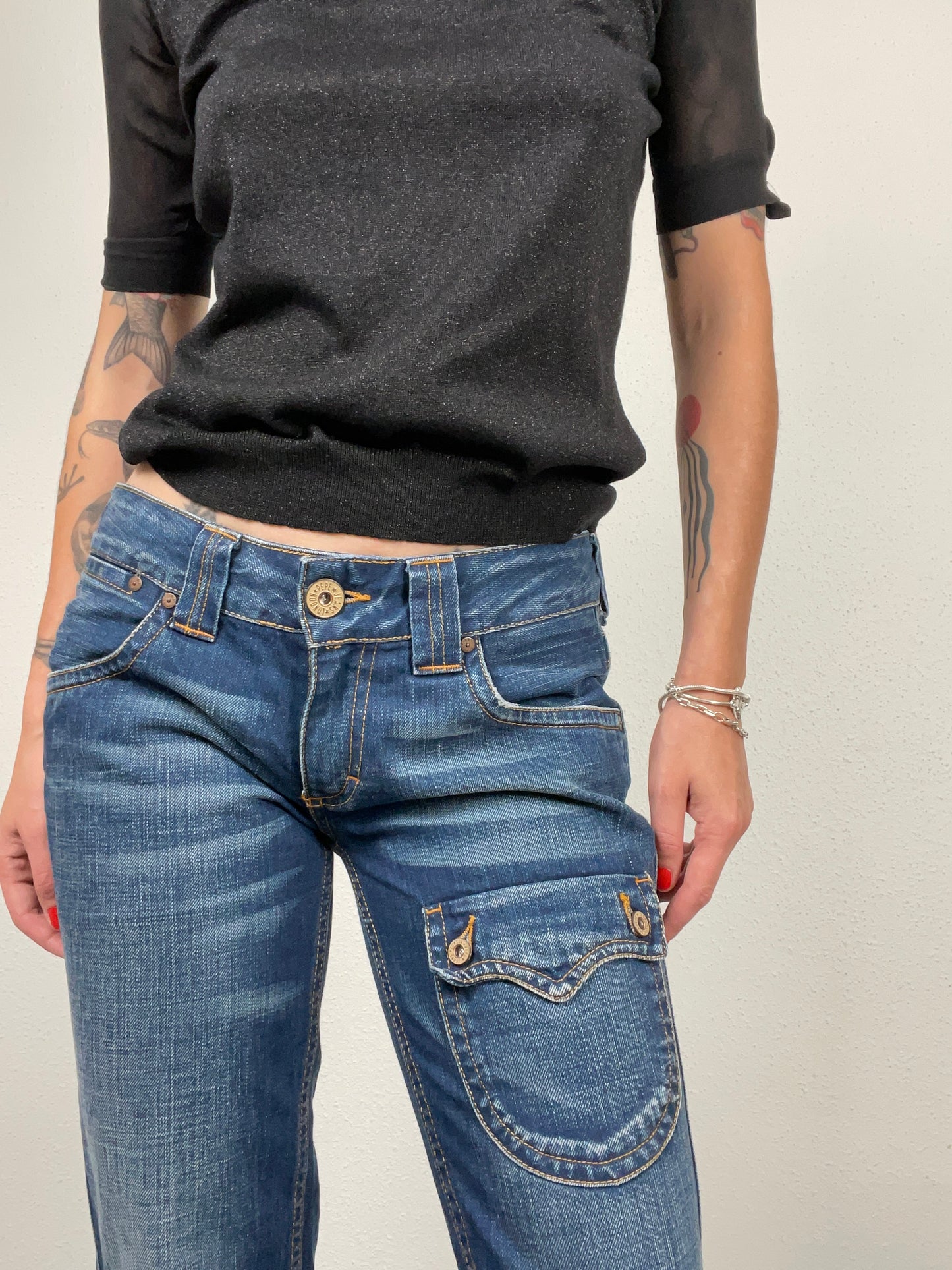 Vintage Pepe Jeans Arizona 3/4 Denim Capris – Size W28