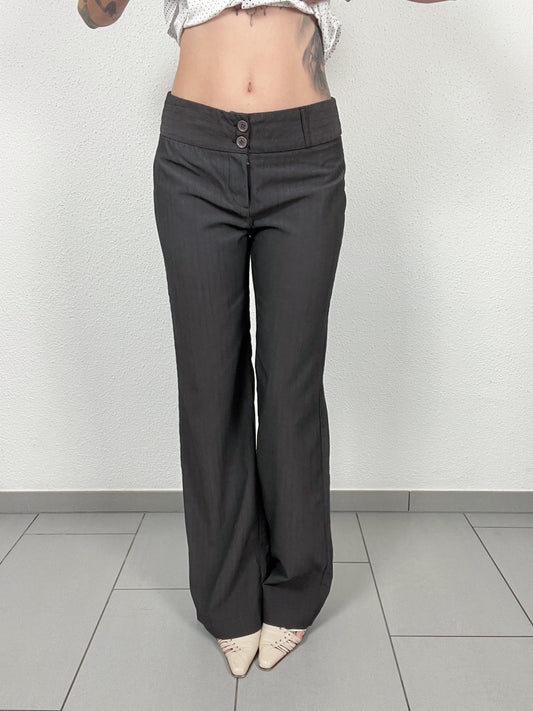 Vintage Y2K 2000s classic low waist trousers