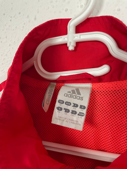 Vintage 2008 red track jacket by Adidas