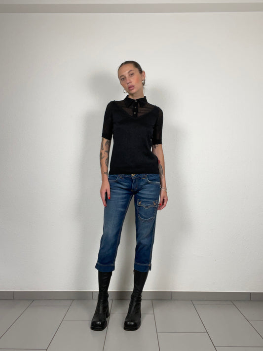 Vintage Pepe Jeans Arizona 3/4 Denim Capris – Size W28