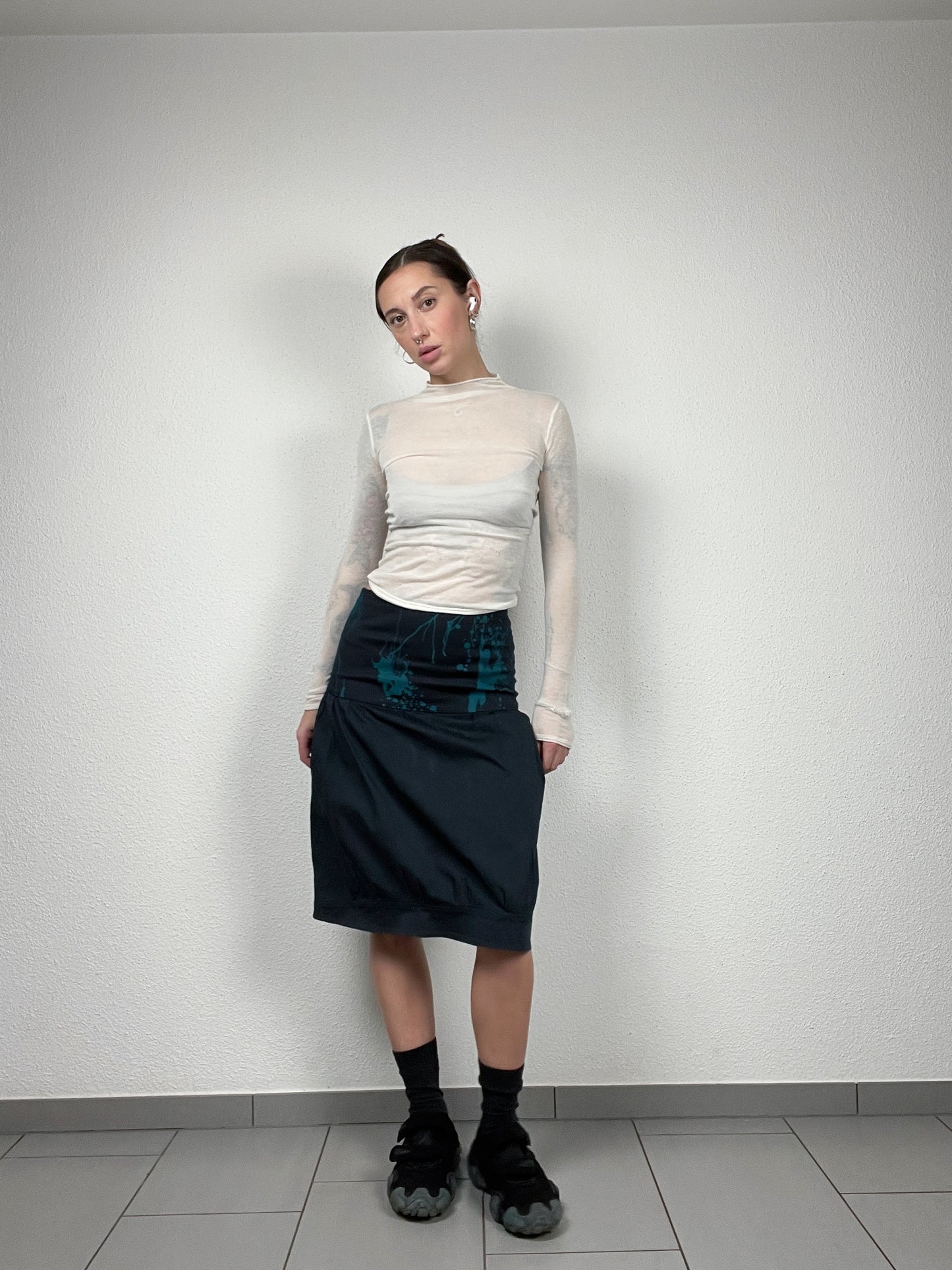 Vintage Skunkfunk graphic skirt