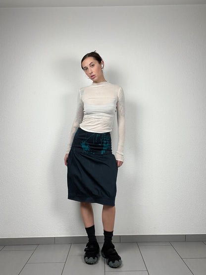 Vintage Skunkfunk graphic skirt