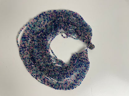 Vintage Ukrainian Multistrand Beaded Necklace