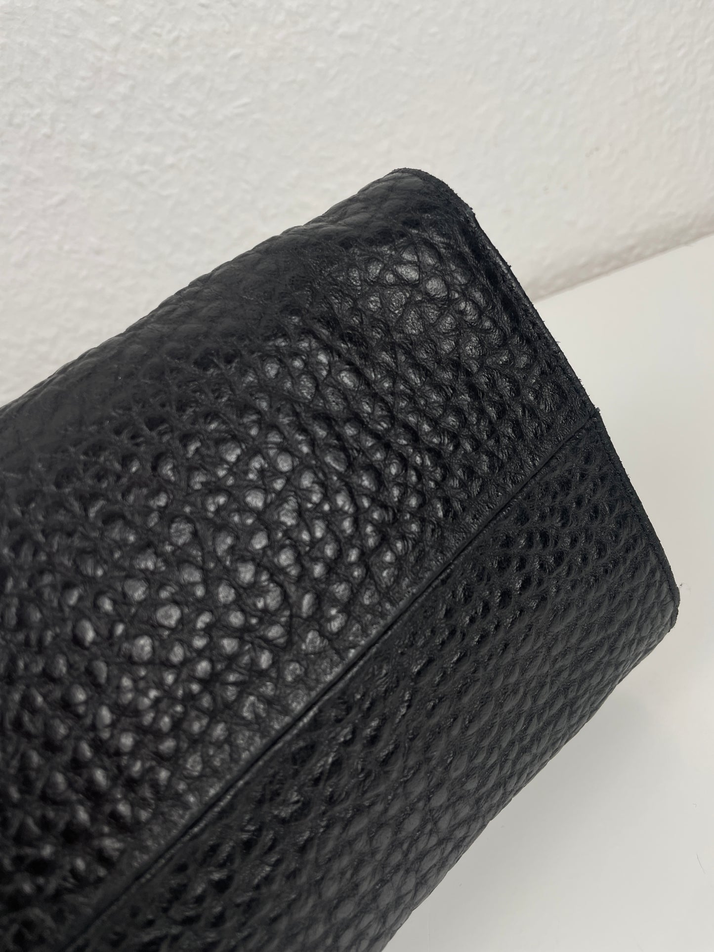 Vintage Y2K Black Leather Bag - 2000s