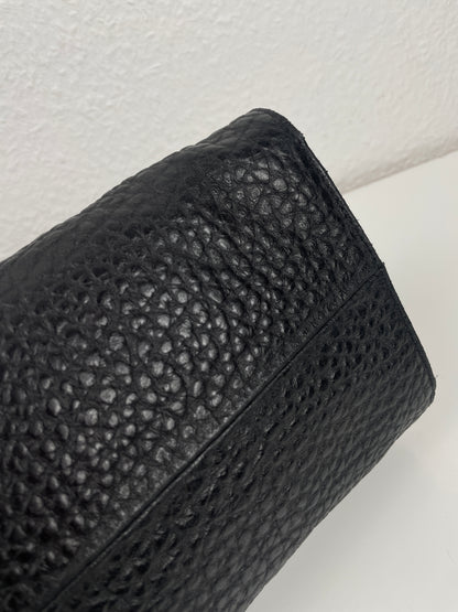 Vintage Y2K Black Leather Bag - 2000s