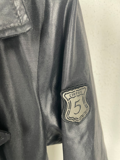 Vintage black Cinque trench coat