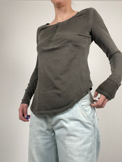 Vintage s.Oliver 100% Silk Midi Dress – Abstract Black & White Print – Size 36