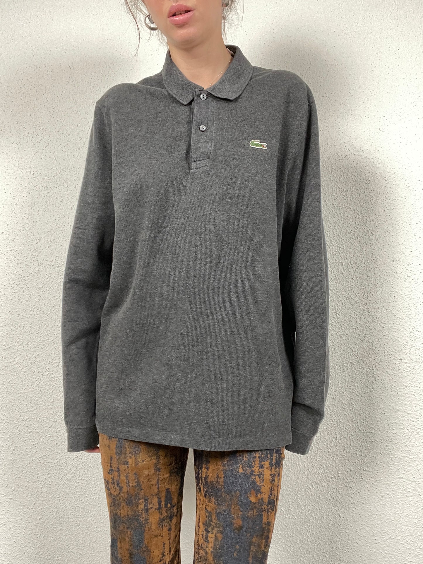 Vintage Lacoste Long-Sleeve Polo