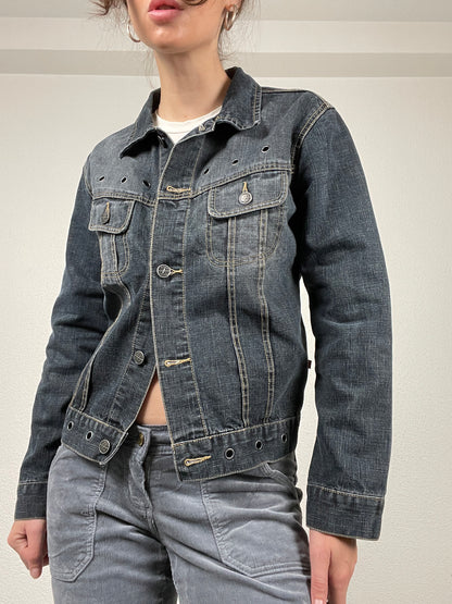Vintage Early 2000s Denim Jacket by MillindyX – Size L