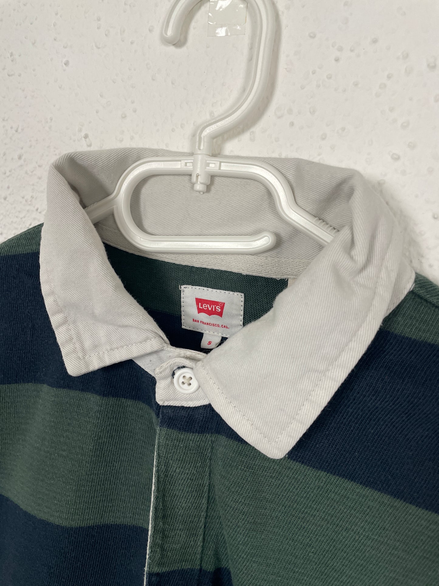Levi’s cotton striped polo longsleeve shirt