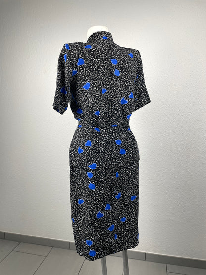 Vintage late 80s / early 90s Roger Sakoun Paris pure silk two-piece set.