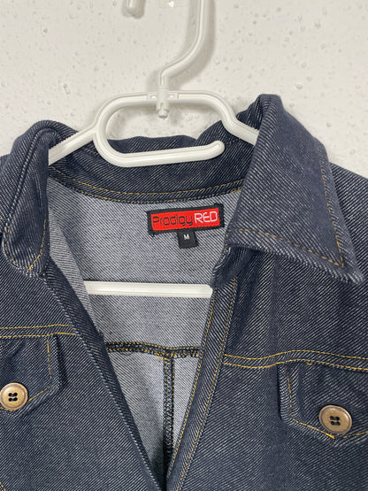 Vintage Y2K tunic top denim imitation