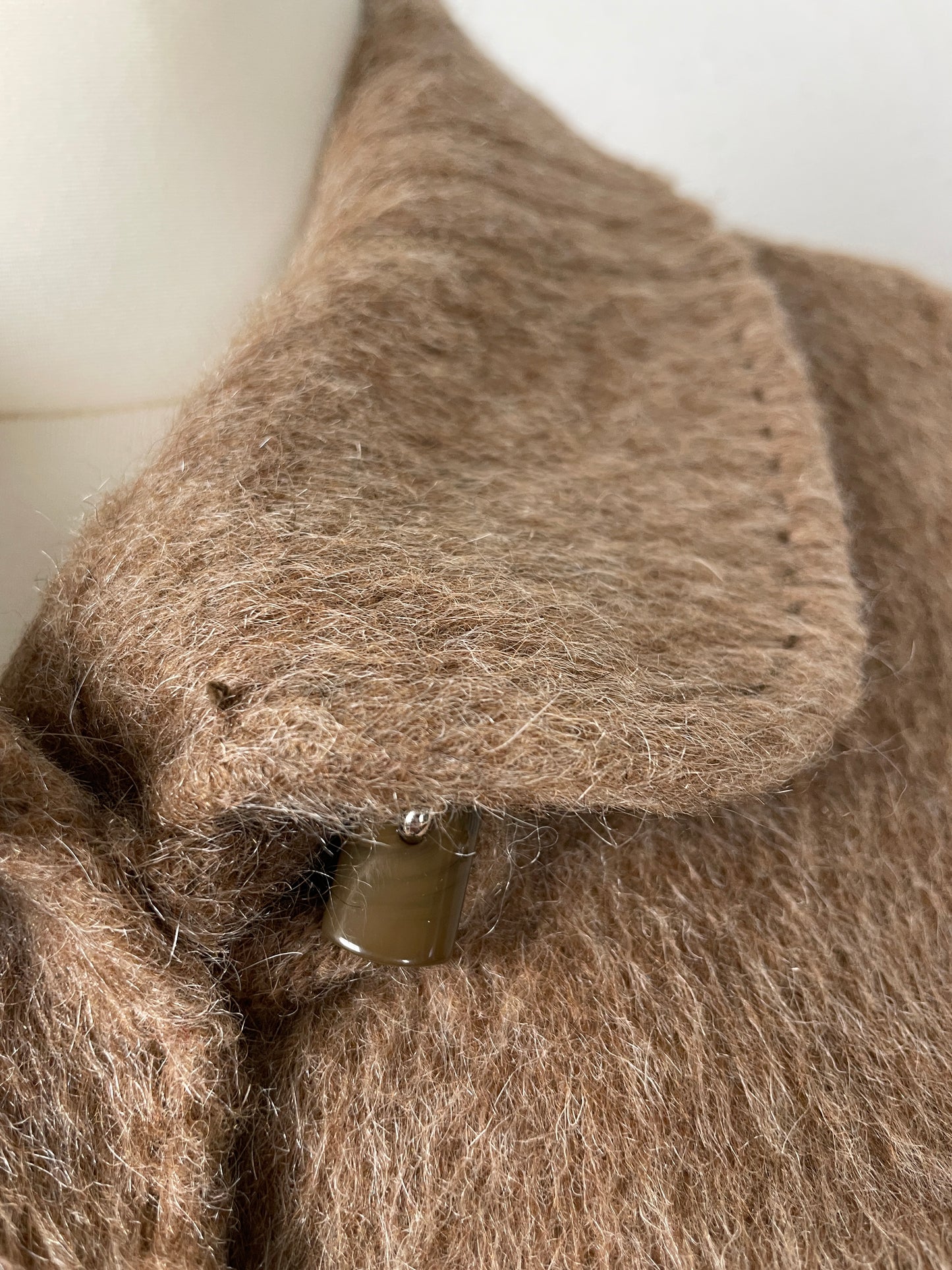 Vintage 70s oversized lama wool coat