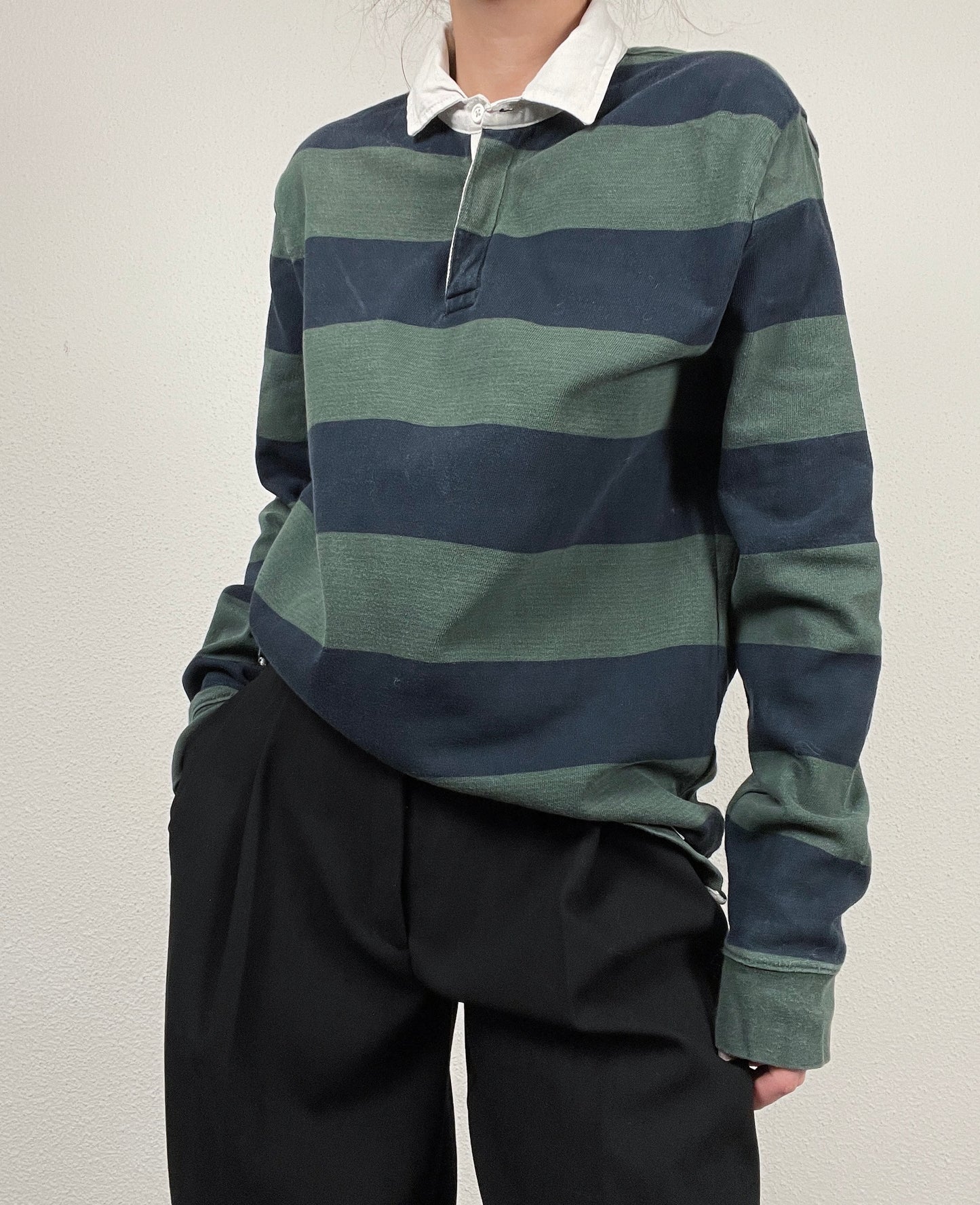 Levi’s cotton striped polo longsleeve shirt