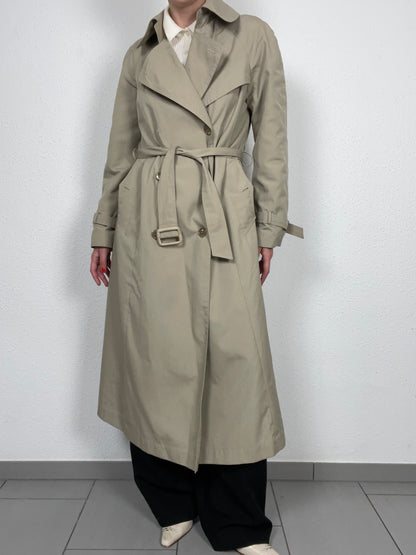 Vintage Classic Beige Trench Coat