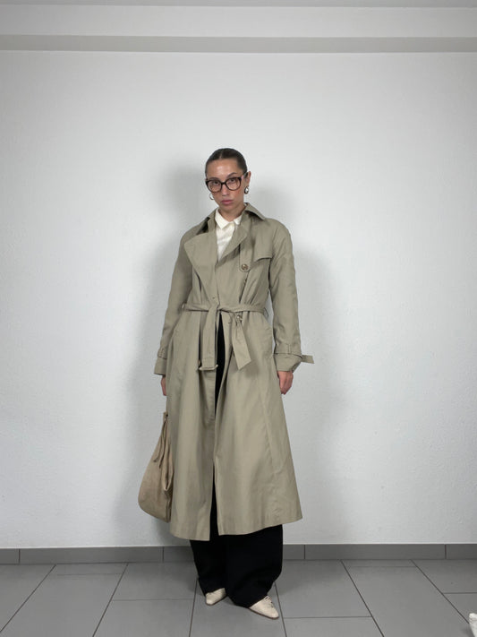 Vintage Classic Beige Trench Coat