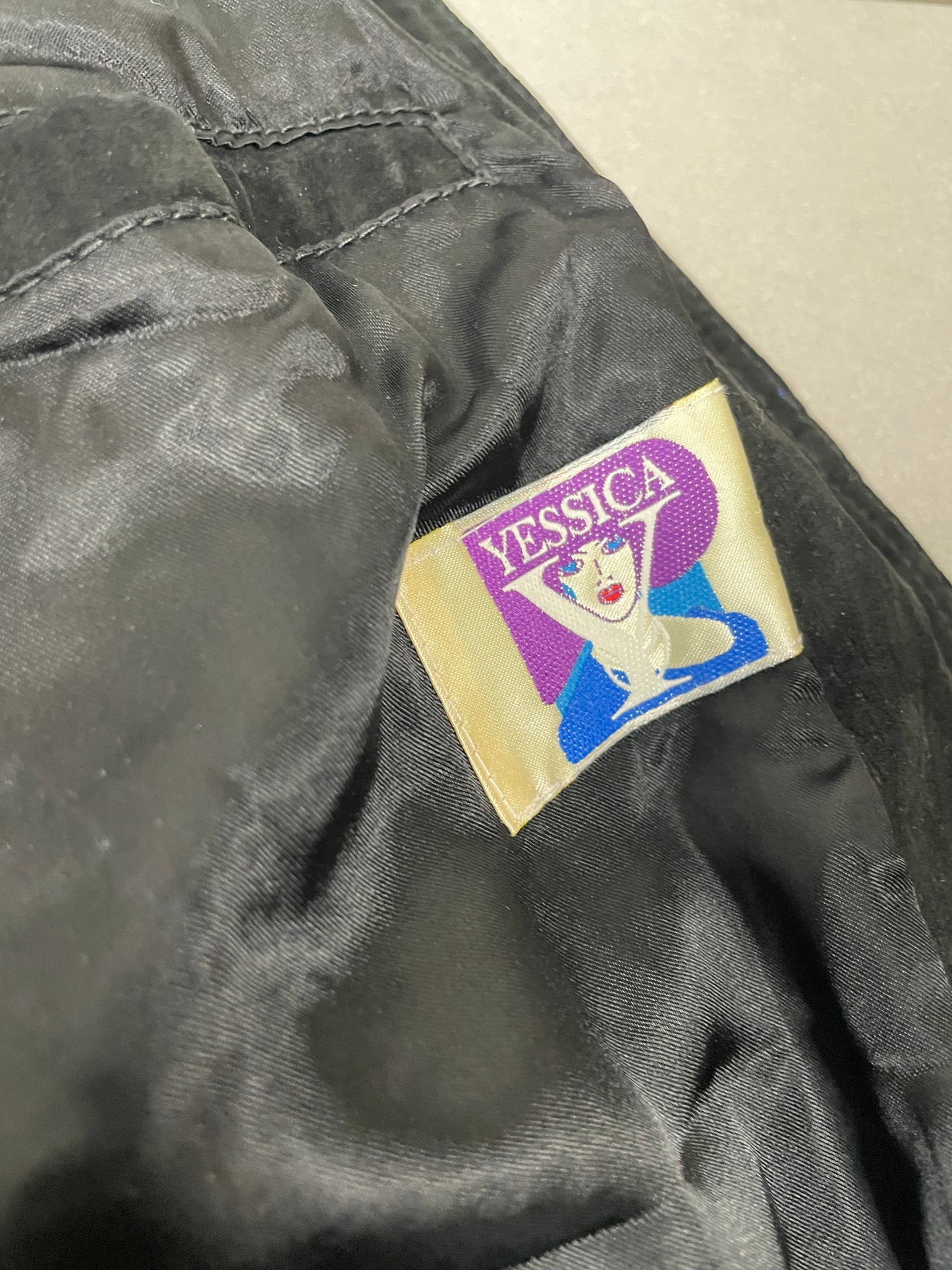 Vintage 80s suede patchwork jacket