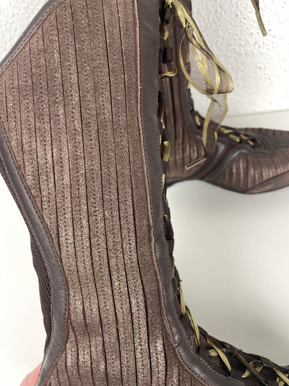 Vintage 2007 Nike Shox Superstar High Lace-Up Boots – Y2K