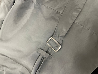 Vintage Grey Silk Vest – Size L