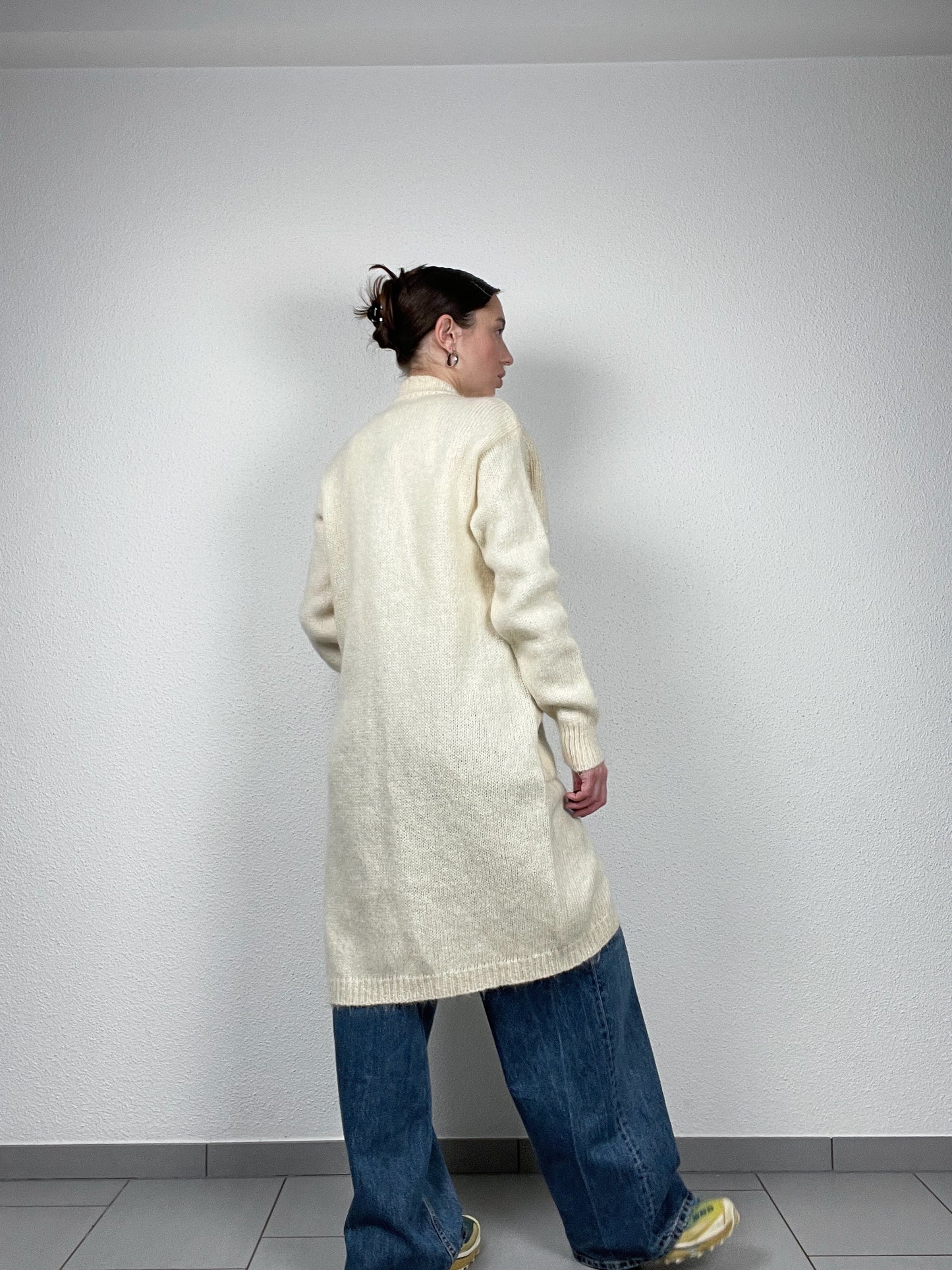 Vintage Benetton Mohair Cardigan Coat – Size M