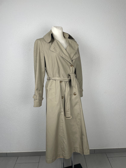 Vintage Classic Beige Trench Coat