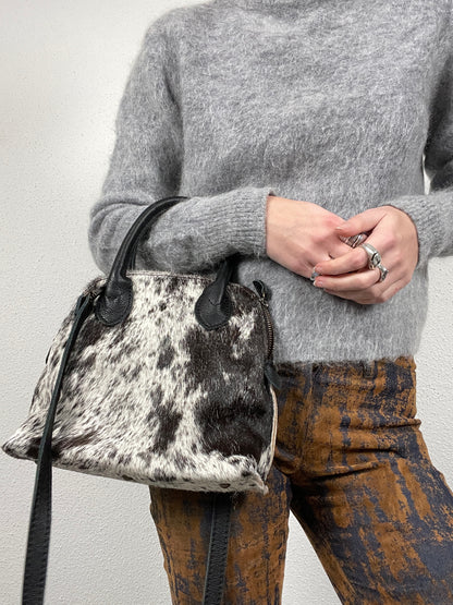 90s–Y2K vintage Italian pony-hair mini bag