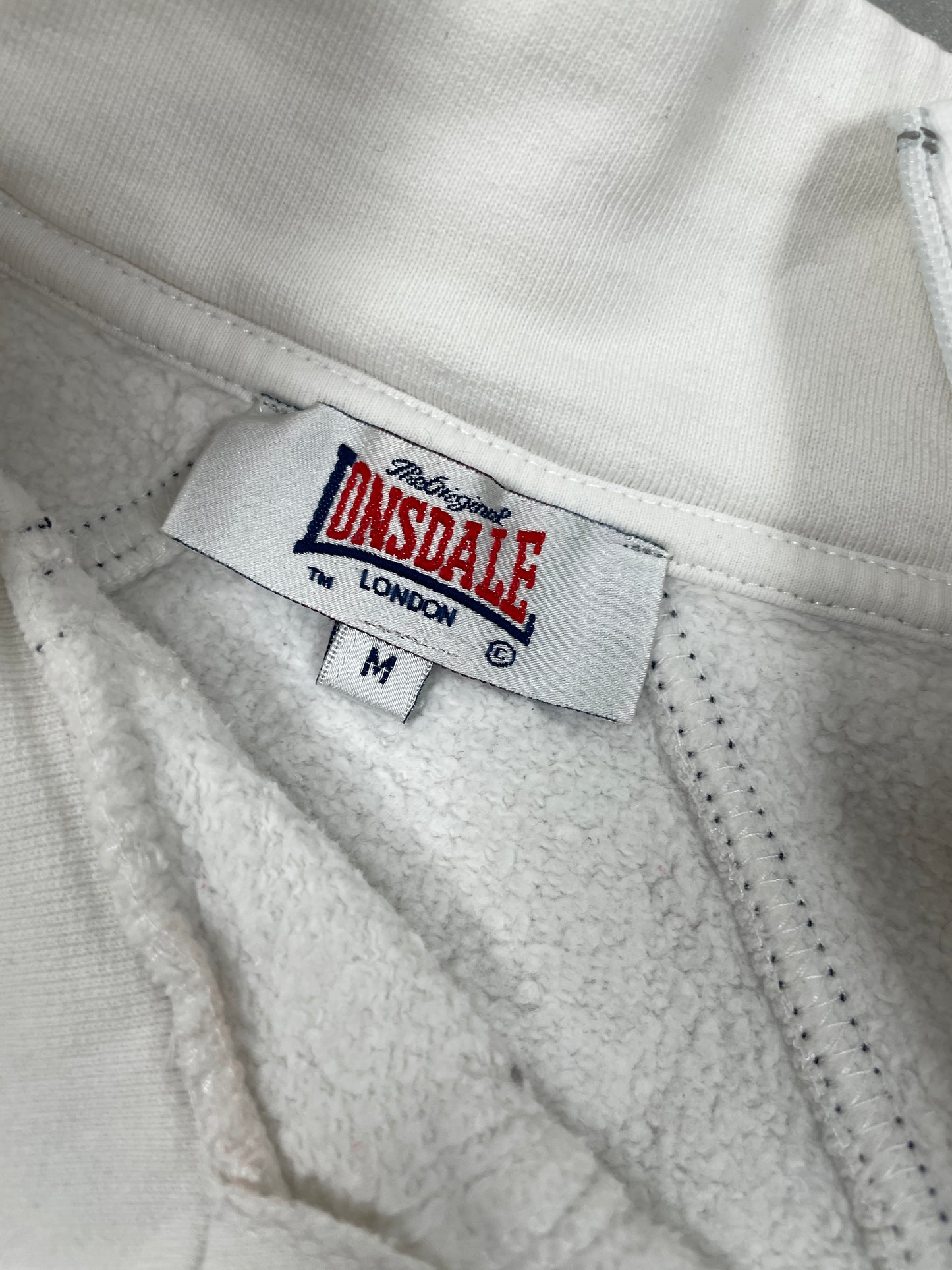 Vintage early 2000s Lonsdale London zip sweatshirt