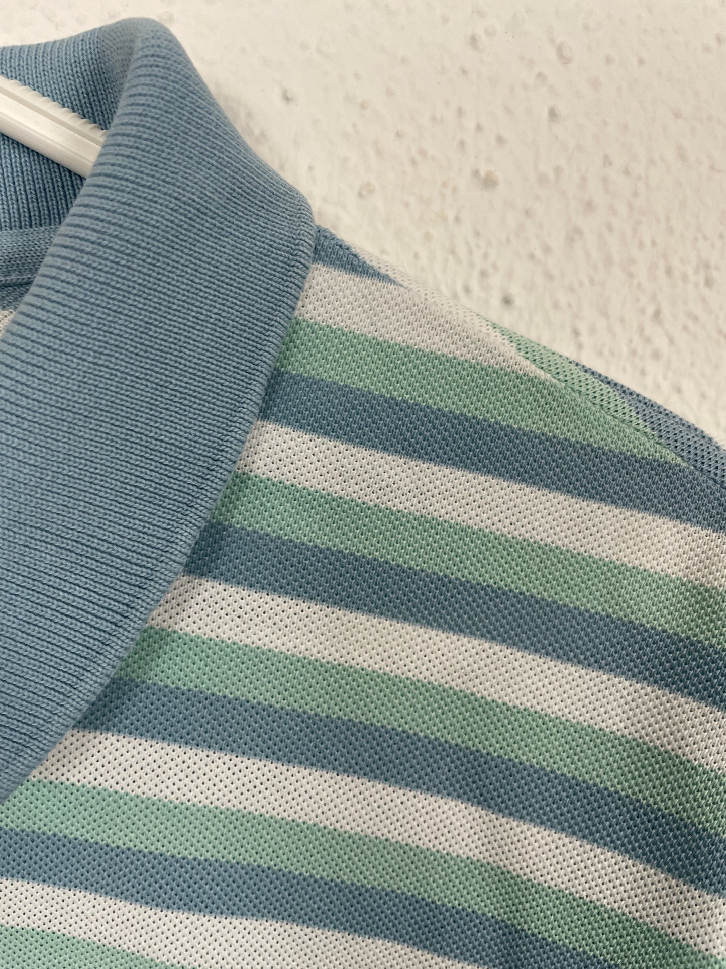 Vintage Lacoste striped polo shirt
