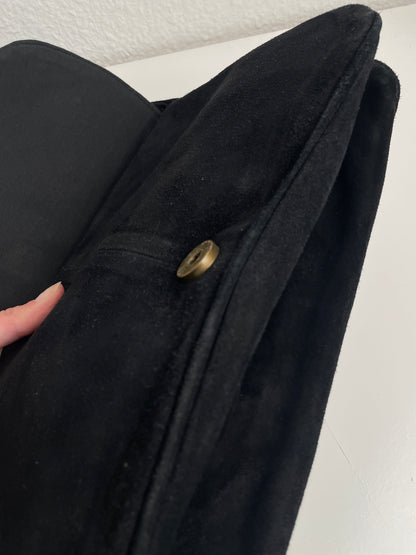 Vintage Black Haircalf Shoulder Bag