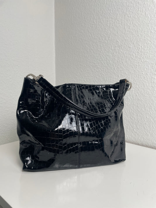 Vintage 2000s Patent Shoulder Bag