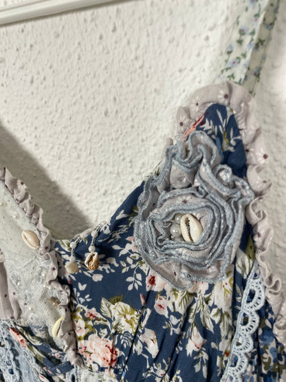 Patchwork Boho Y2K Dress