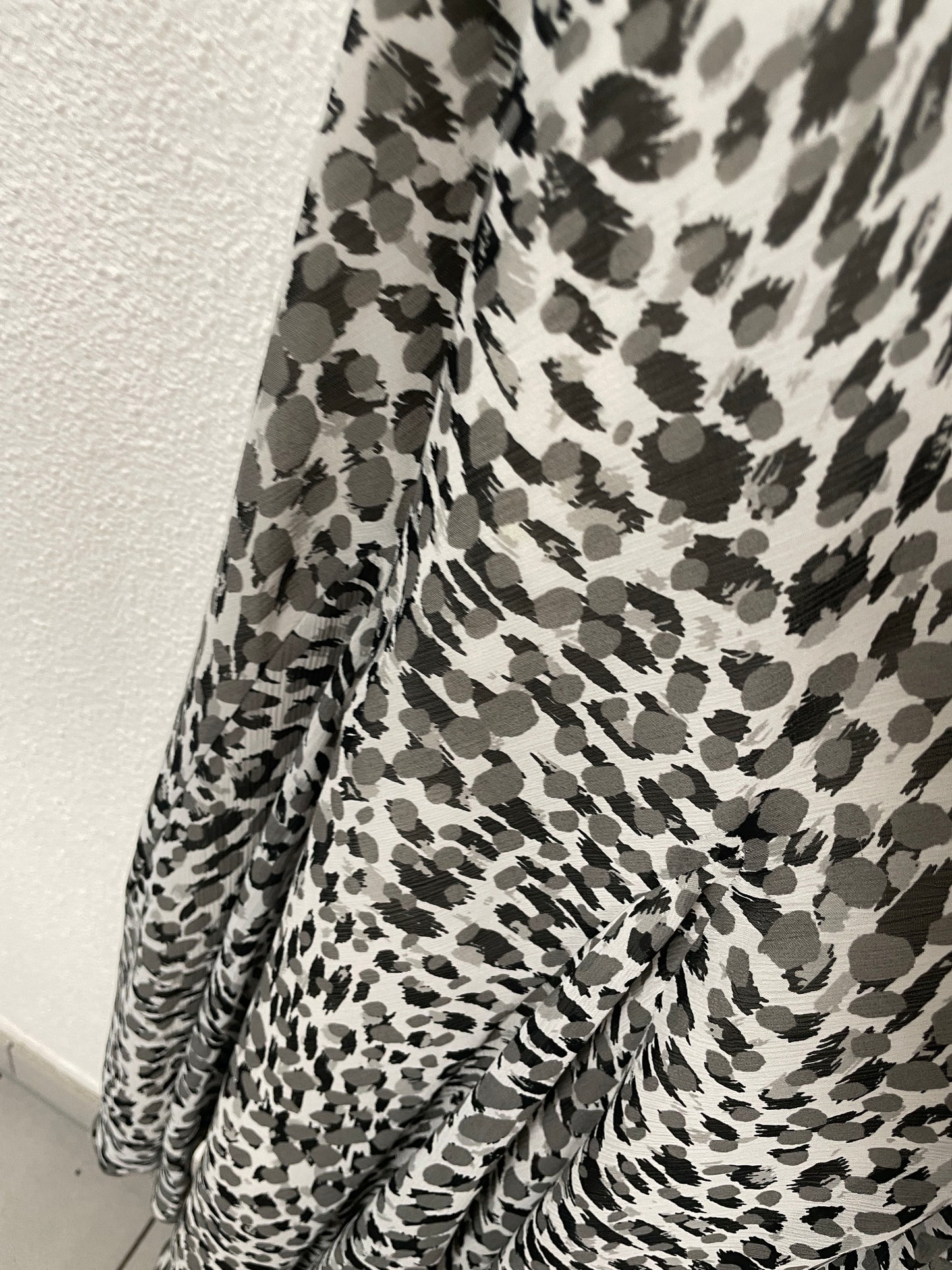 Vintage Leopard Print Fit and Flare Dress