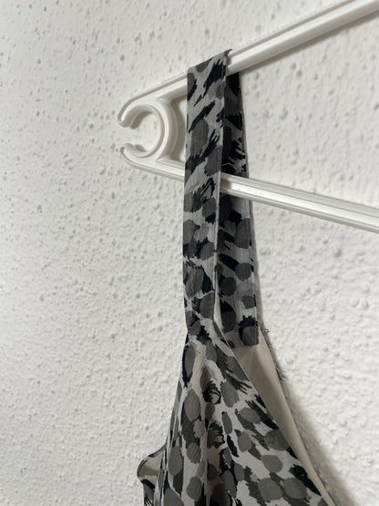 Vintage Leopard Print Fit and Flare Dress